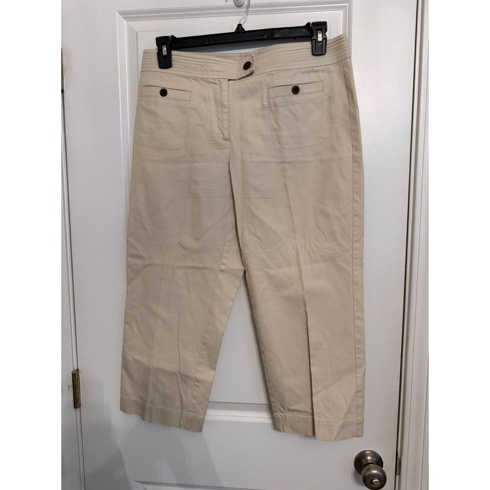 Talbots Stretch Khaki Crop Pants – Women’s Size 12